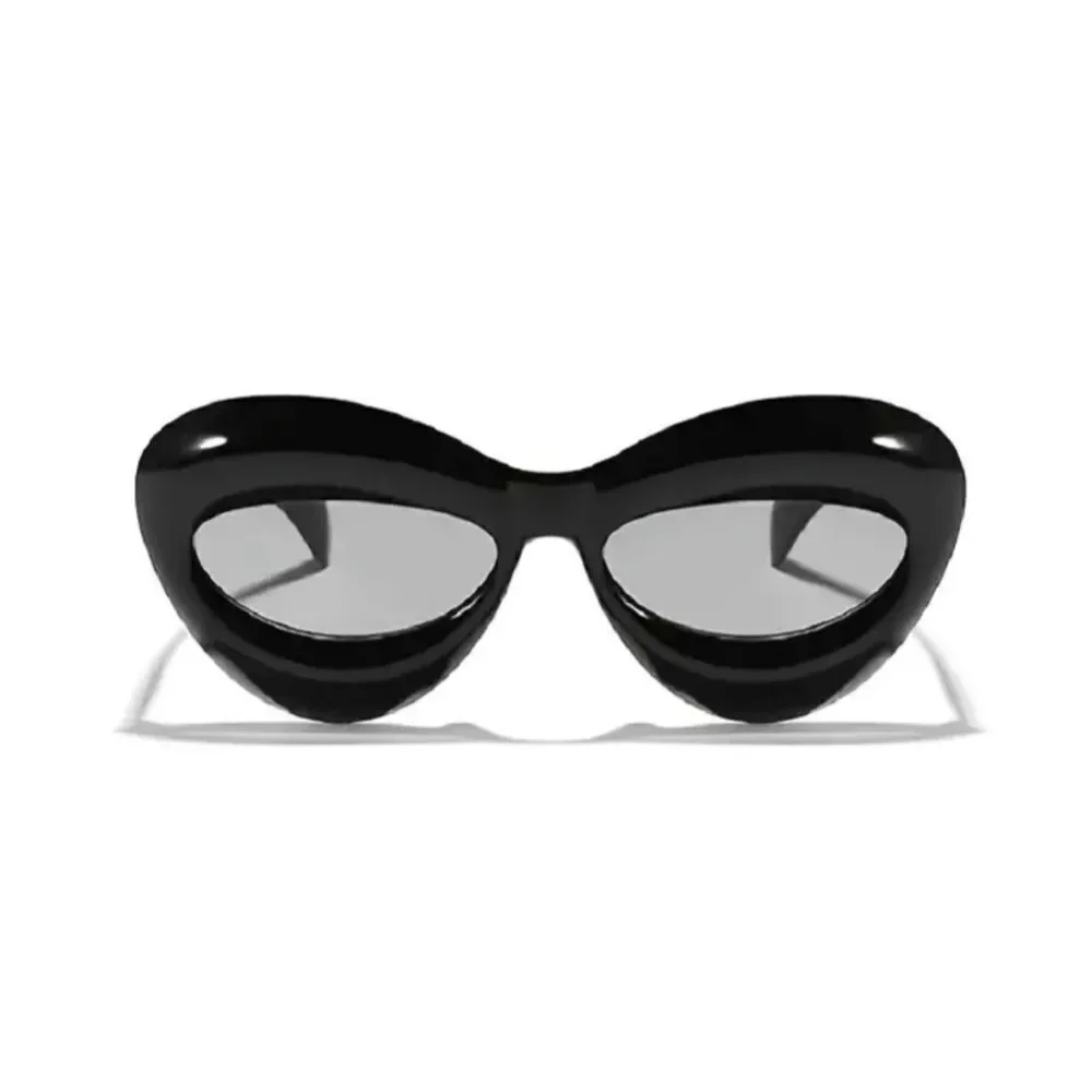 Futuristic Inflated Cat Eye Sunglasses Oval Oversized unisex
